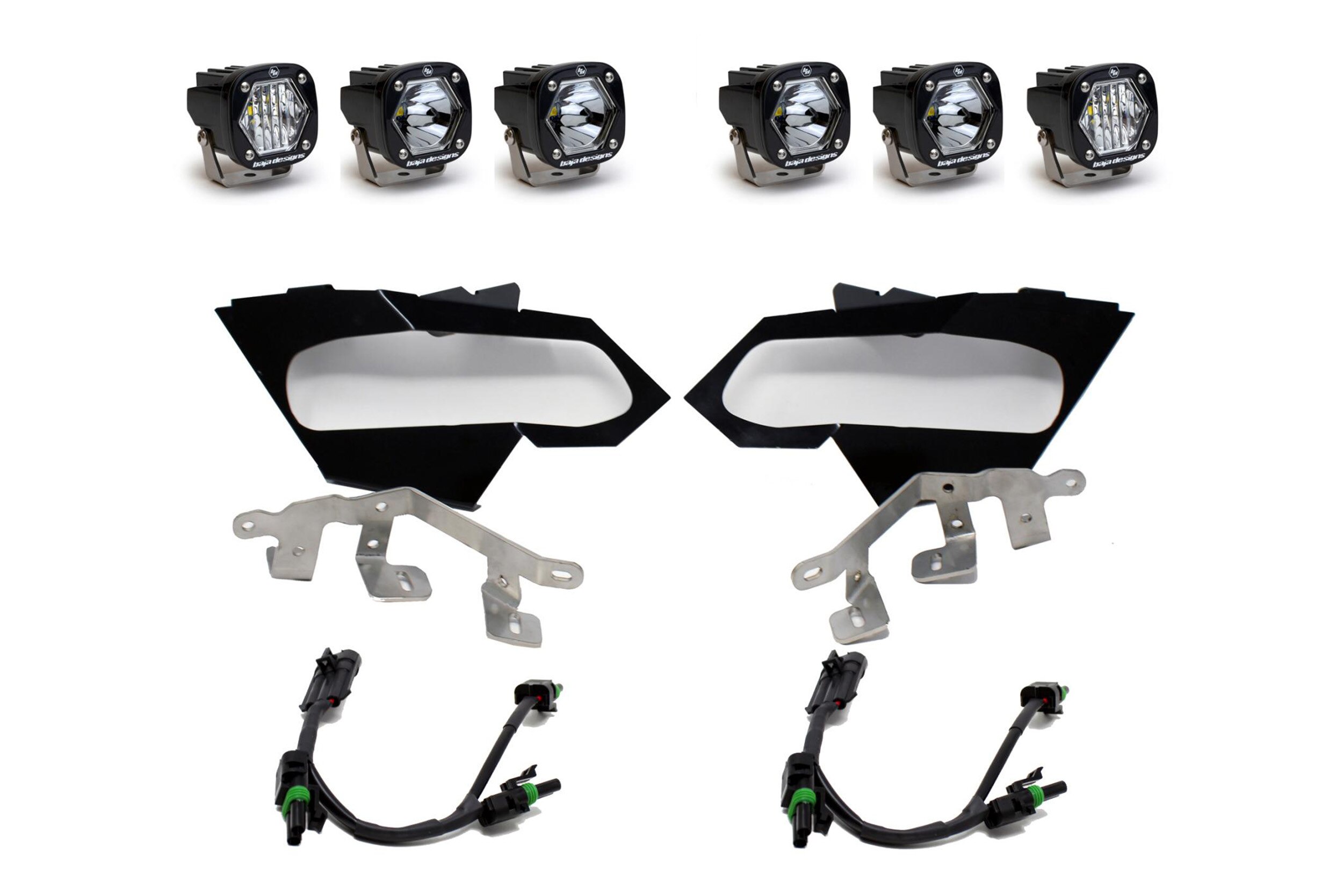 17-24 Can-Am Maverick X3 S1 Triple LED Headlight Kit